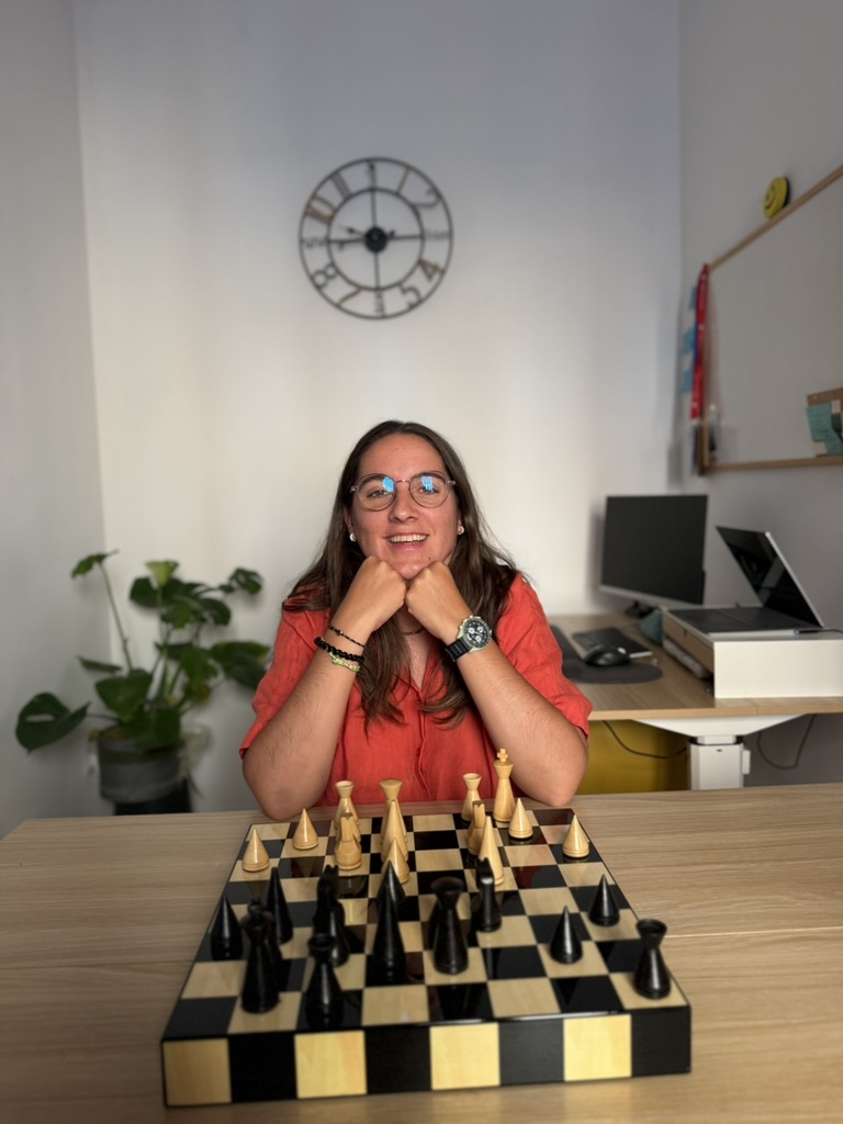Sandra Pla, fundadora d'Aprèn amb Escacs